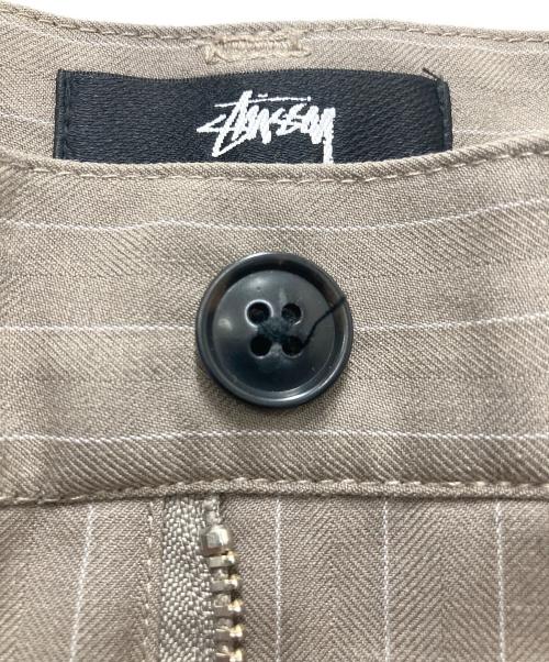 stussy（ステューシー）stussy (ステューシー) タックパンツ ベージュ サイズ:SIZE 76cmの古着・服飾アイテム