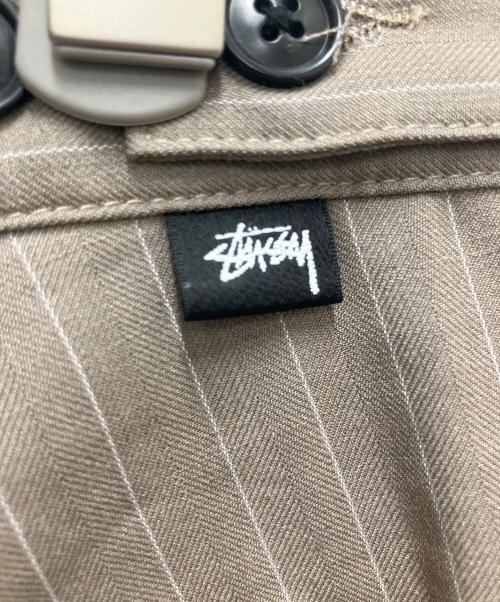 stussy（ステューシー）stussy (ステューシー) タックパンツ ベージュ サイズ:SIZE 76cmの古着・服飾アイテム