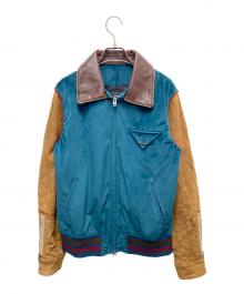 glamb（グラム）の古着「Muff bomber JKT」｜ネイビー