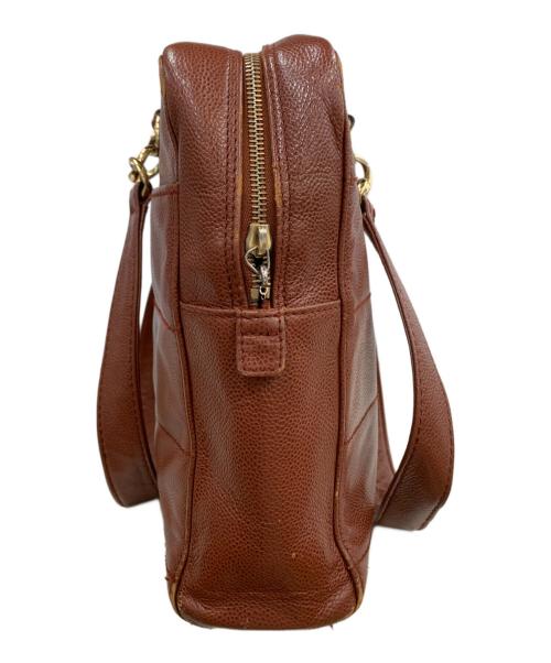 CHANEL（シャネル）CHANEL (シャネル) チェーントートバッグ チョコバー ブラウンの古着・服飾アイテム