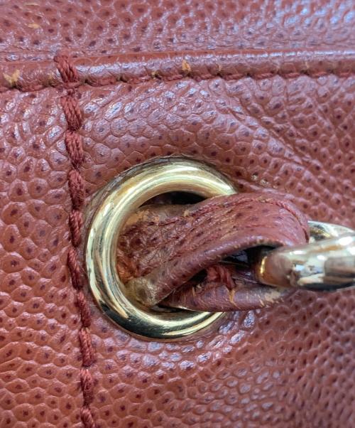 CHANEL（シャネル）CHANEL (シャネル) チェーントートバッグ チョコバー ブラウンの古着・服飾アイテム