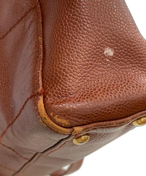 CHANEL（シャネル）CHANEL (シャネル) チェーントートバッグ チョコバー ブラウンの古着・服飾アイテム