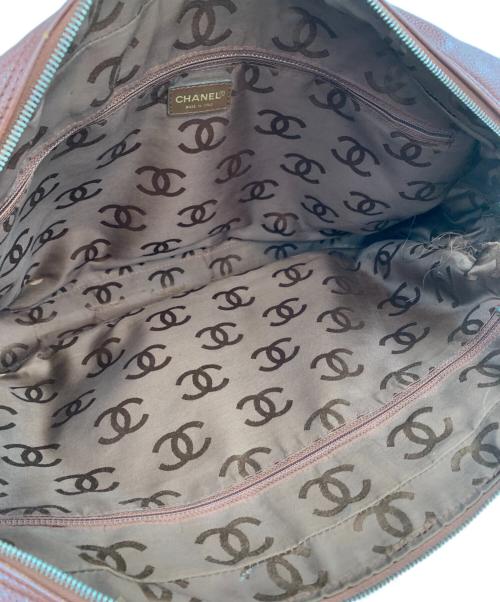 CHANEL（シャネル）CHANEL (シャネル) チェーントートバッグ チョコバー ブラウンの古着・服飾アイテム
