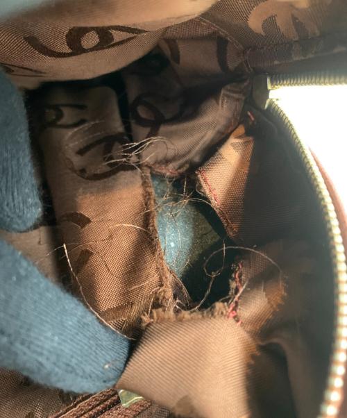 CHANEL（シャネル）CHANEL (シャネル) チェーントートバッグ チョコバー ブラウンの古着・服飾アイテム