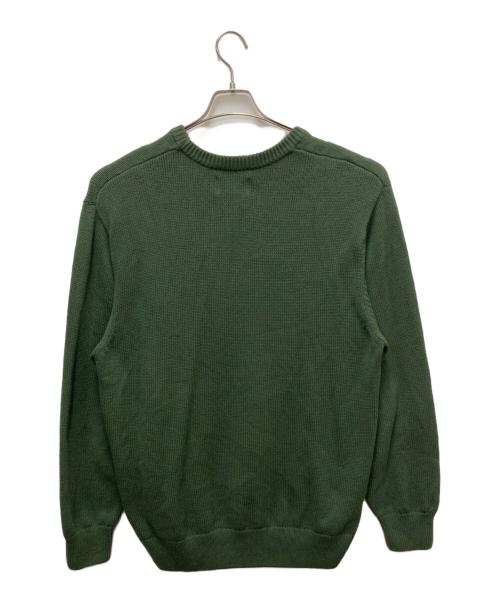 stussy（ステューシー）stussy (ステューシー) ニット グリーン サイズ:XLの古着・服飾アイテム