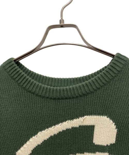 stussy（ステューシー）stussy (ステューシー) ニット グリーン サイズ:XLの古着・服飾アイテム