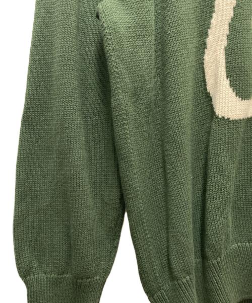 stussy（ステューシー）stussy (ステューシー) ニット グリーン サイズ:XLの古着・服飾アイテム