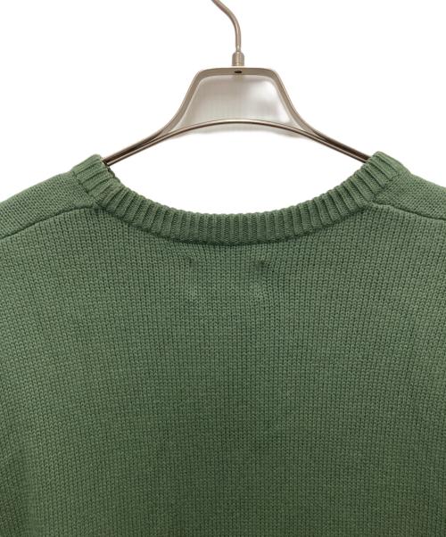 stussy（ステューシー）stussy (ステューシー) ニット グリーン サイズ:XLの古着・服飾アイテム