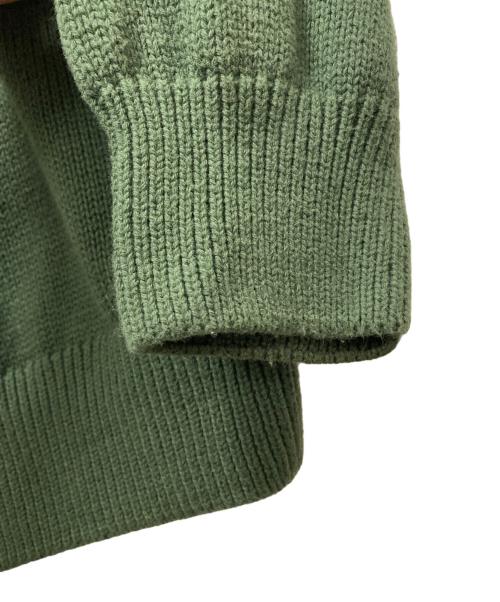 stussy（ステューシー）stussy (ステューシー) ニット グリーン サイズ:XLの古着・服飾アイテム