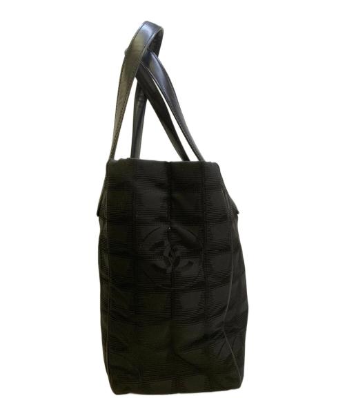 CHANEL（シャネル）CHANEL (シャネル) トートバッグ　ニュートラベルライントートMM ブラックの古着・服飾アイテム