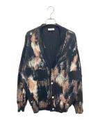 minami andersonミナミ アンダーソン）の古着「ニットカーディガン　DADA-JIA GRUNGE CARDIGAN」｜ブラック