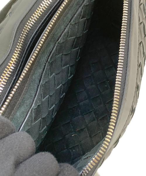 BOTTEGA VENETA（ボッテガベネタ）BOTTEGA VENETA (ボッテガベネタ) ショルダーバッグ　クラシックイントレチャート ブラックの古着・服飾アイテム