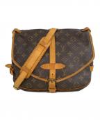 LOUIS VUITTONルイ ヴィトン）の古着「ショルダーバッグ　ソミュール30」｜ブラウン