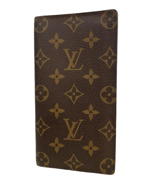 LOUIS VUITTON（ルイ ヴィトン）LOUIS VUITTON (ルイ ヴィトン) 長財布　	ポルト・カルト・クレディ ブラウンの古着・服飾アイテム