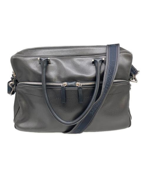 Salvatore Ferragamo（サルヴァトーレ フェラガモ）Salvatore Ferragamo (サルヴァトーレ フェラガモ) 2WAYショルダーバッグ グレーの古着・服飾アイテム