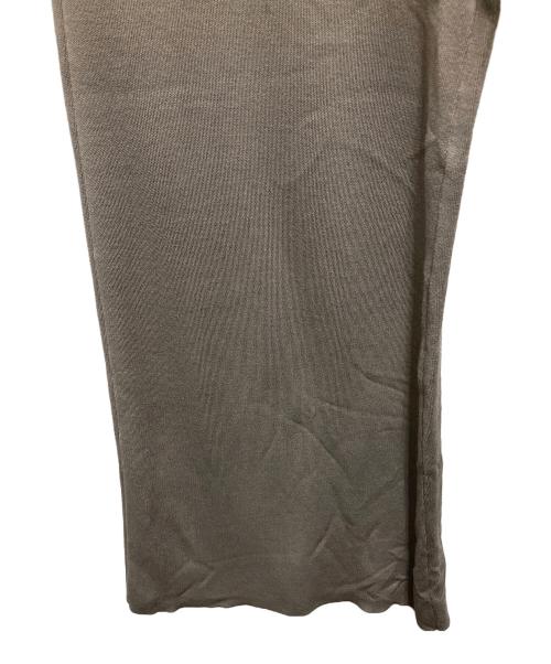 CHAOS（カオス）CHAOS (カオス) ニットパンツ CRシルク混ワイドパンツ グレー サイズ:SIZE Freeの古着・服飾アイテム