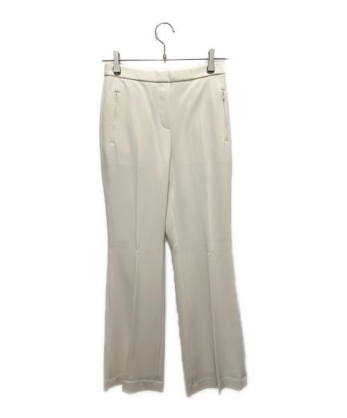 theory（セオリー）theory (セオリー) フレアパンツ　ADMIRAL CREPE PULL ON DEMITRIA GH ベージュ サイズ:SIZE 0の古着・服飾アイテム