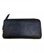 LOUIS VUITTONルイ ヴィトン）の古着「長財布　ポルトフォイユ・クレマンス」｜ブラック