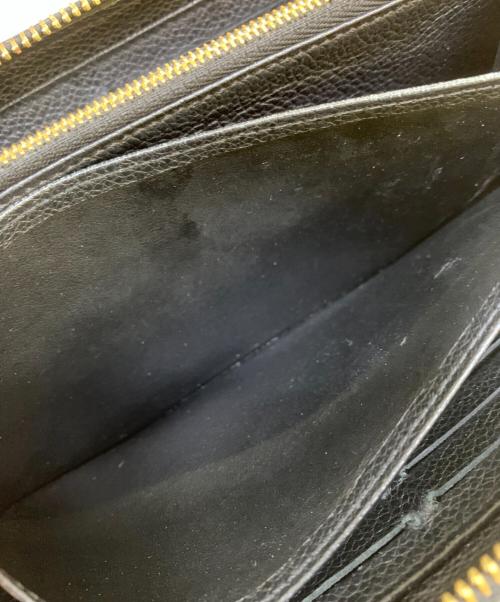 LOUIS VUITTON（ルイ ヴィトン）LOUIS VUITTON (ルイ ヴィトン) 長財布　ポルトフォイユ・クレマンス ブラックの古着・服飾アイテム