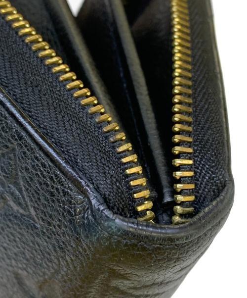 LOUIS VUITTON（ルイ ヴィトン）LOUIS VUITTON (ルイ ヴィトン) 長財布　ポルトフォイユ・クレマンス ブラックの古着・服飾アイテム