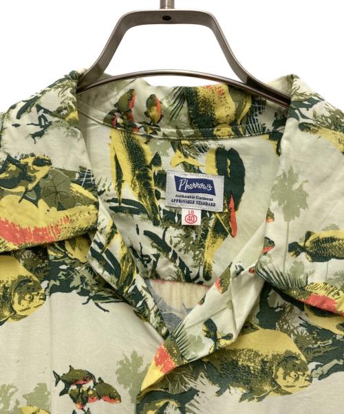 Pherrow's（フェローズ）PHERROW'S (フェローズ) アロハシャツ グリーン サイズ:LG(40)の古着・服飾アイテム