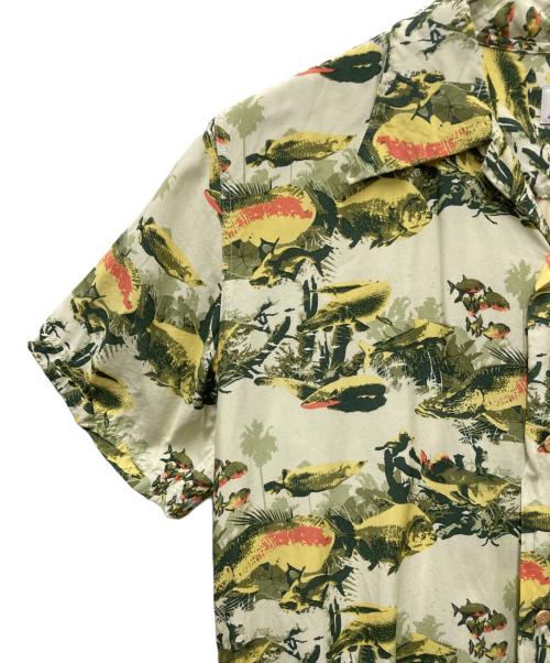 Pherrow's（フェローズ）PHERROW'S (フェローズ) アロハシャツ グリーン サイズ:LG(40)の古着・服飾アイテム