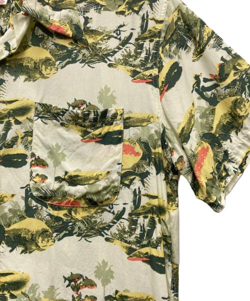 Pherrow's（フェローズ）PHERROW'S (フェローズ) アロハシャツ グリーン サイズ:LG(40)の古着・服飾アイテム