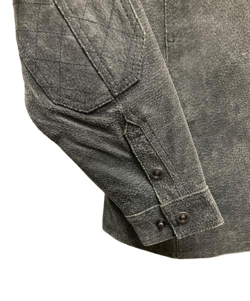 HARLEY-DAVIDSON（ハーレーダビッドソン）HARLEY-DAVIDSON (ハーレーダビッドソン) レザーシャツジャケット ブラック サイズ:SIZE Mの古着・服飾アイテム