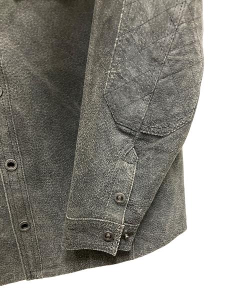 HARLEY-DAVIDSON（ハーレーダビッドソン）HARLEY-DAVIDSON (ハーレーダビッドソン) レザーシャツジャケット ブラック サイズ:SIZE Mの古着・服飾アイテム