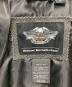 中古・古着 HARLEY-DAVIDSON (ハーレーダビッドソン) レザーシャツジャケット ブラック サイズ:SIZE M：20000円