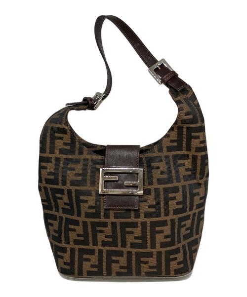 FENDI（フェンディ）FENDI (フェンディ) セミショルダーバッグ ブラウンの古着・服飾アイテム
