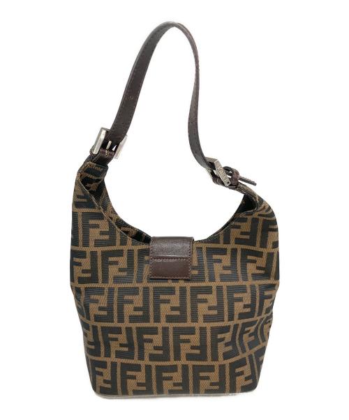 FENDI（フェンディ）FENDI (フェンディ) セミショルダーバッグ ブラウンの古着・服飾アイテム