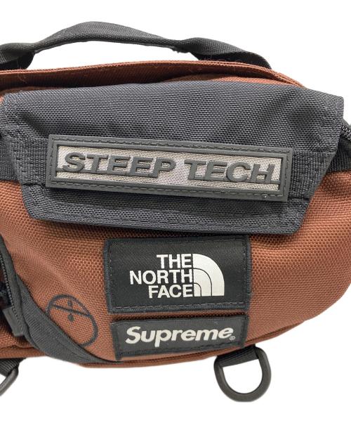 THE NORTH FACE（ザ ノース フェイス）THE NORTH FACE (ザ ノース フェイス) SUPREME (シュプリーム) ウエストバッグ ブラウンの古着・服飾アイテム