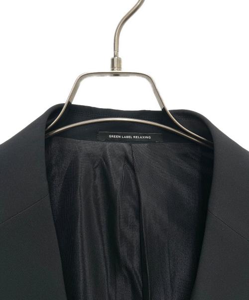 green label relaxing（グリーンレーベルリラクシング）green label relaxing (グリーンレーベルリラクシング) テーラードジャケット ブラック サイズ:XLの古着・服飾アイテム