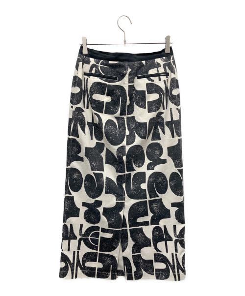 Ron Herman（ロンハーマン）Ron Herman (ロンハーマン) デスバレー ロングスカート ブラック×アイボリー サイズ:SIZE Sの古着・服飾アイテム