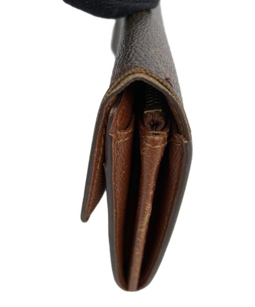 LOUIS VUITTON（ルイ ヴィトン）LOUIS VUITTON (ルイ ヴィトン) 長財布　	ポシェット・ポルトモネ クレディ ブラウンの古着・服飾アイテム