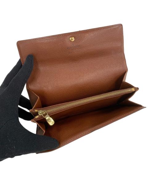 LOUIS VUITTON（ルイ ヴィトン）LOUIS VUITTON (ルイ ヴィトン) 長財布　	ポシェット・ポルトモネ クレディ ブラウンの古着・服飾アイテム
