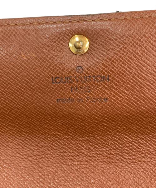 LOUIS VUITTON（ルイ ヴィトン）LOUIS VUITTON (ルイ ヴィトン) 長財布　	ポシェット・ポルトモネ クレディ ブラウンの古着・服飾アイテム