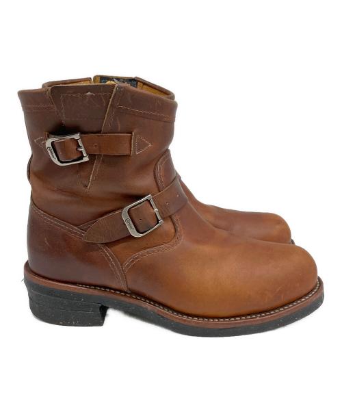 CHIPPEWA（チペワ）CHIPPEWA (チペワ) レザーブーツ ブラウン サイズ:SIZE 26.5cmの古着・服飾アイテム