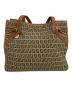 FENDI（フェンディ）の古着「トートバッグ　ズッカ」｜ベージュ