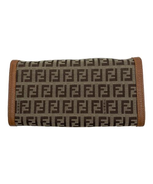 FENDI（フェンディ）FENDI (フェンディ) 2つ折り財布　ズッカ ベージュの古着・服飾アイテム