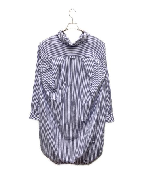 BALENCIAGA（バレンシアガ）BALENCIAGA (バレンシアガ) シャツワンピース ブルー サイズ:SIZE 34の古着・服飾アイテム