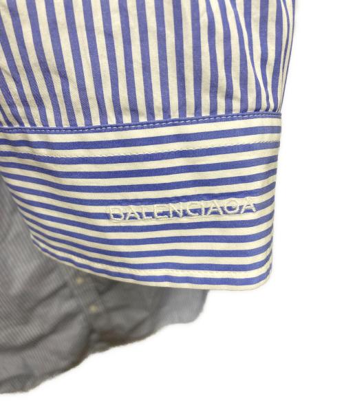 BALENCIAGA（バレンシアガ）BALENCIAGA (バレンシアガ) シャツワンピース ブルー サイズ:SIZE 34の古着・服飾アイテム