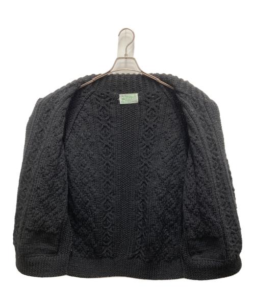 INVERALLAN（インバーアラン）INVERALLAN (インバーアラン) ハンドニットカーディガン ブラック サイズ:SIZE Lの古着・服飾アイテム