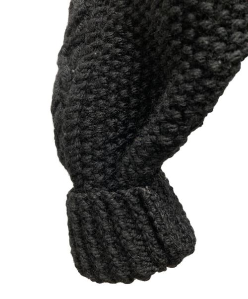 INVERALLAN（インバーアラン）INVERALLAN (インバーアラン) ハンドニットカーディガン ブラック サイズ:SIZE Lの古着・服飾アイテム