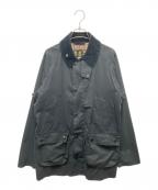 Barbourバブアー）の古着「ピーチスキン コットンジャケット」｜ブラック