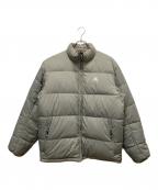 NIKE ACGナイキエーシージー）の古着「リバーシブルダウンジャケット」｜グレー×イエロー