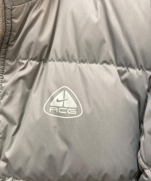 NIKE ACG（ナイキエーシージー）NIKE ACG (ナイキエージーシー) リバーシブルダウンジャケット グレー×イエロー サイズ:XLの古着・服飾アイテム