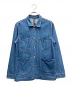 PAUL SMITHポールスミス）の古着「カバーオールデニムジャケット」｜インディゴ
