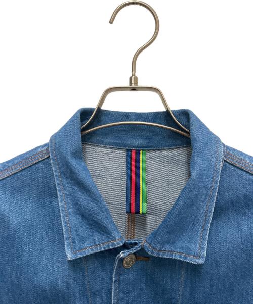 PAUL SMITH（ポールスミス）PAUL SMITH (ポールスミス) カバーオールデニムジャケット インディゴ サイズ:Lの古着・服飾アイテム